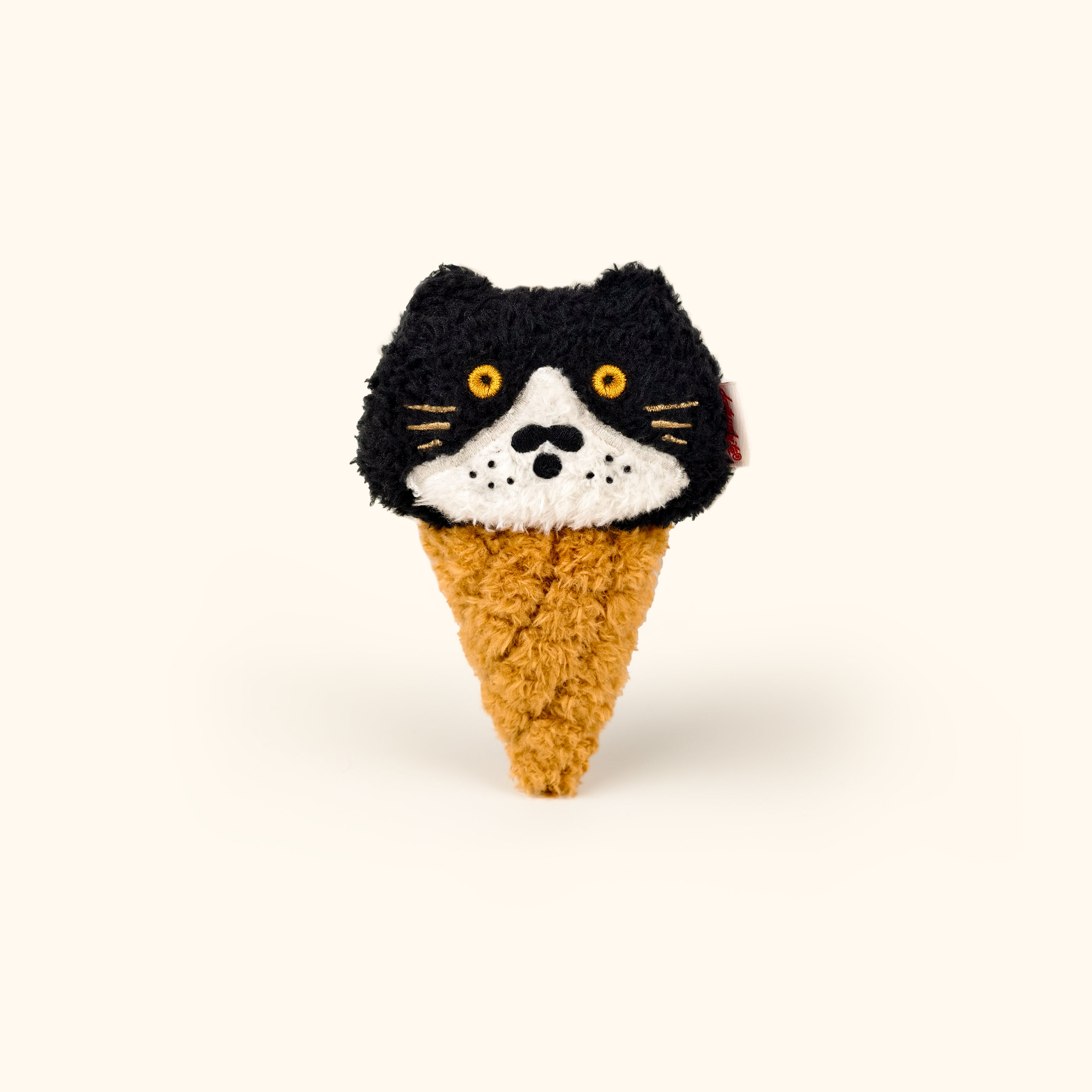 Daily White | George Kitty Ice Cream Cone Plush Charm – bbpawsarts